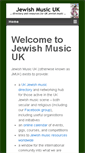 Mobile Screenshot of jewish-music-uk.com